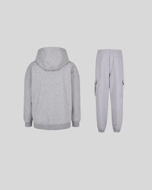 Oversized Cut On Cargo Tracksuit - Kleding Masters