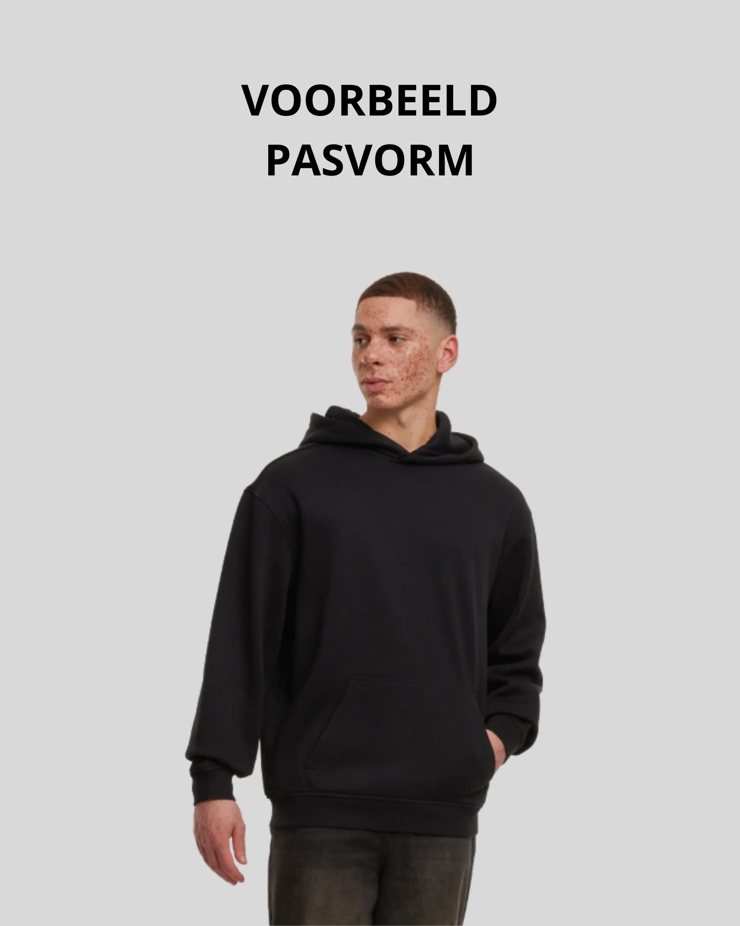 Loose Fit Hoodie Sample - Kleding Masters