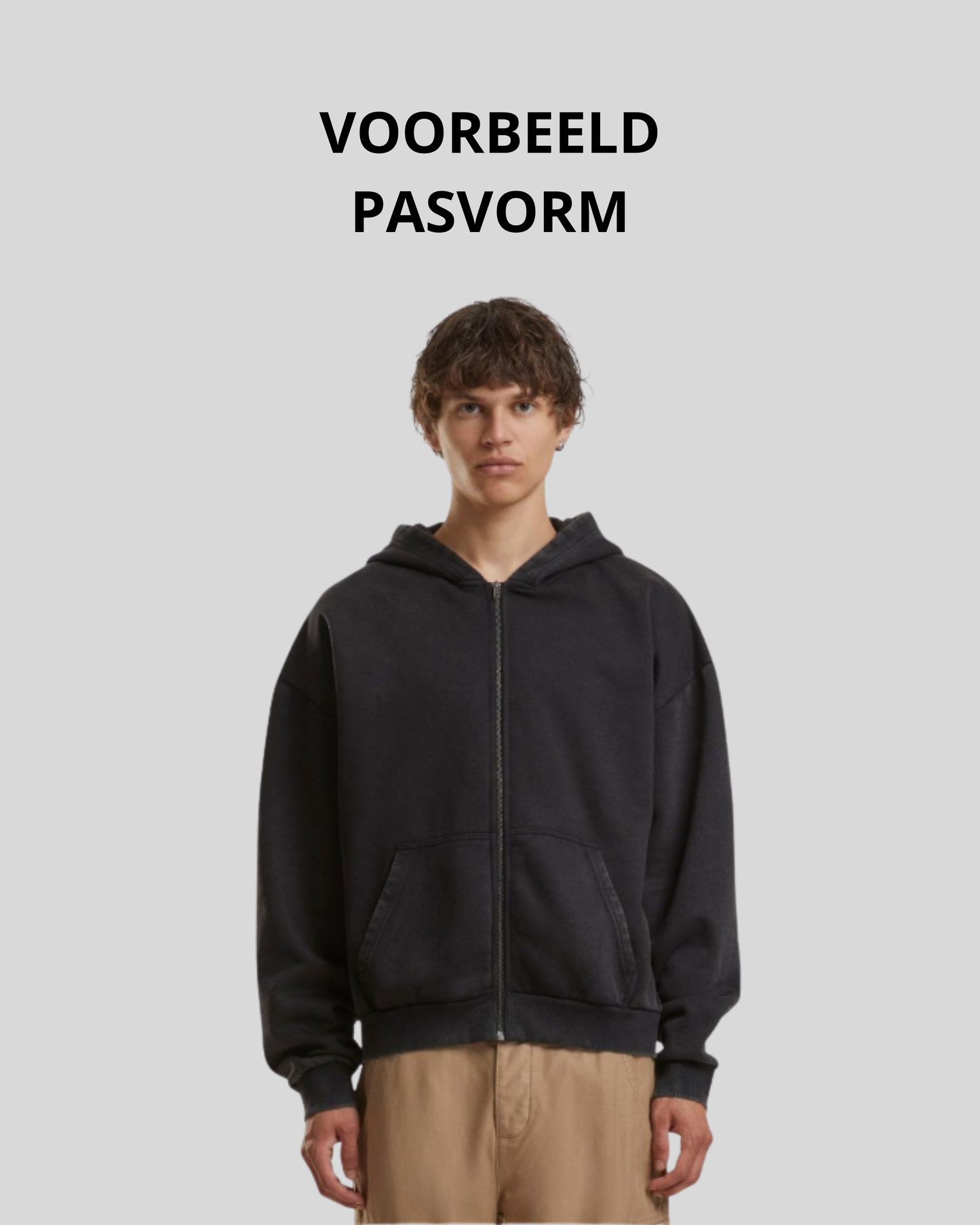 Washed Zip Hoodie Sample
