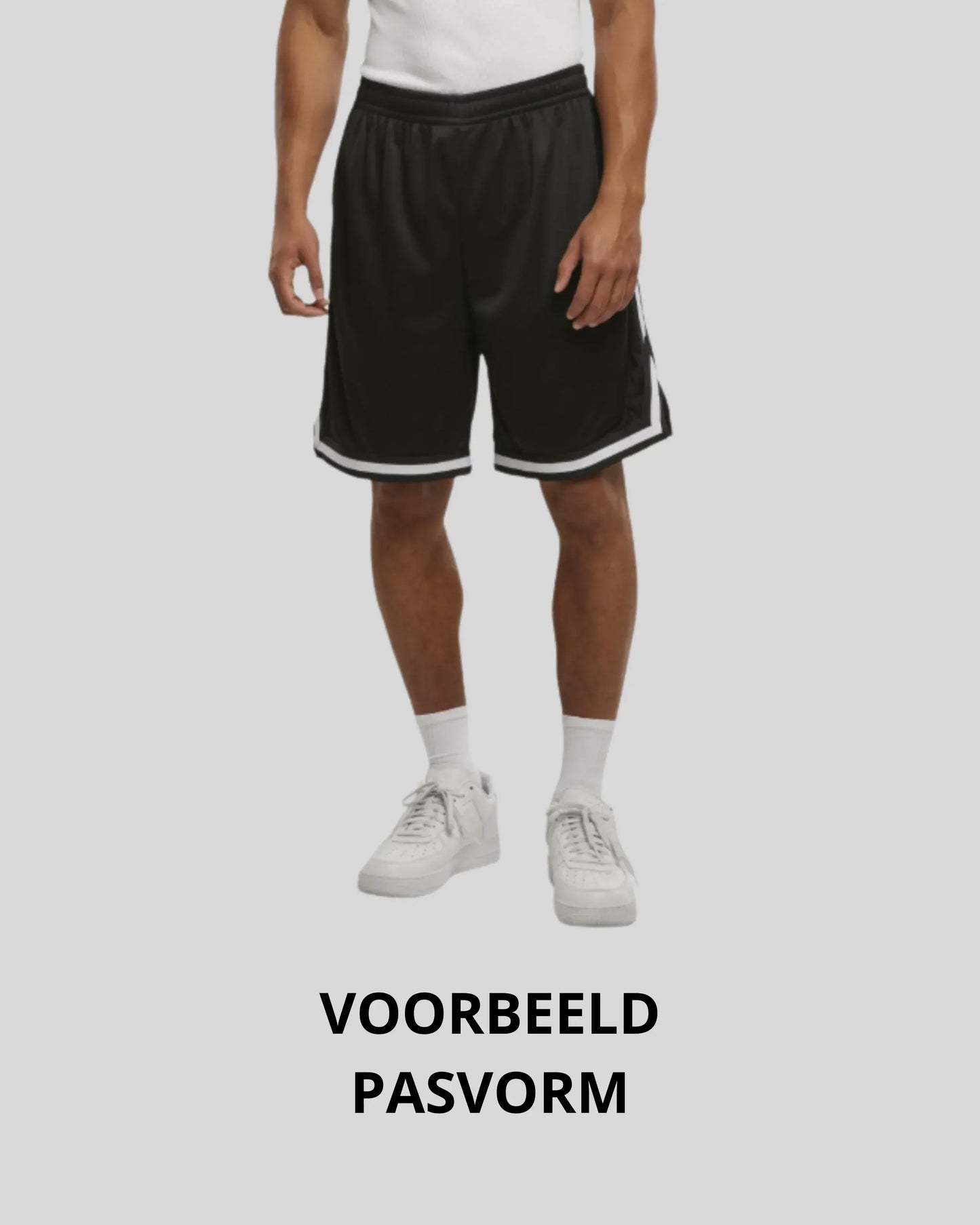 Two Tone Mesh Shorts - Kleding Masters