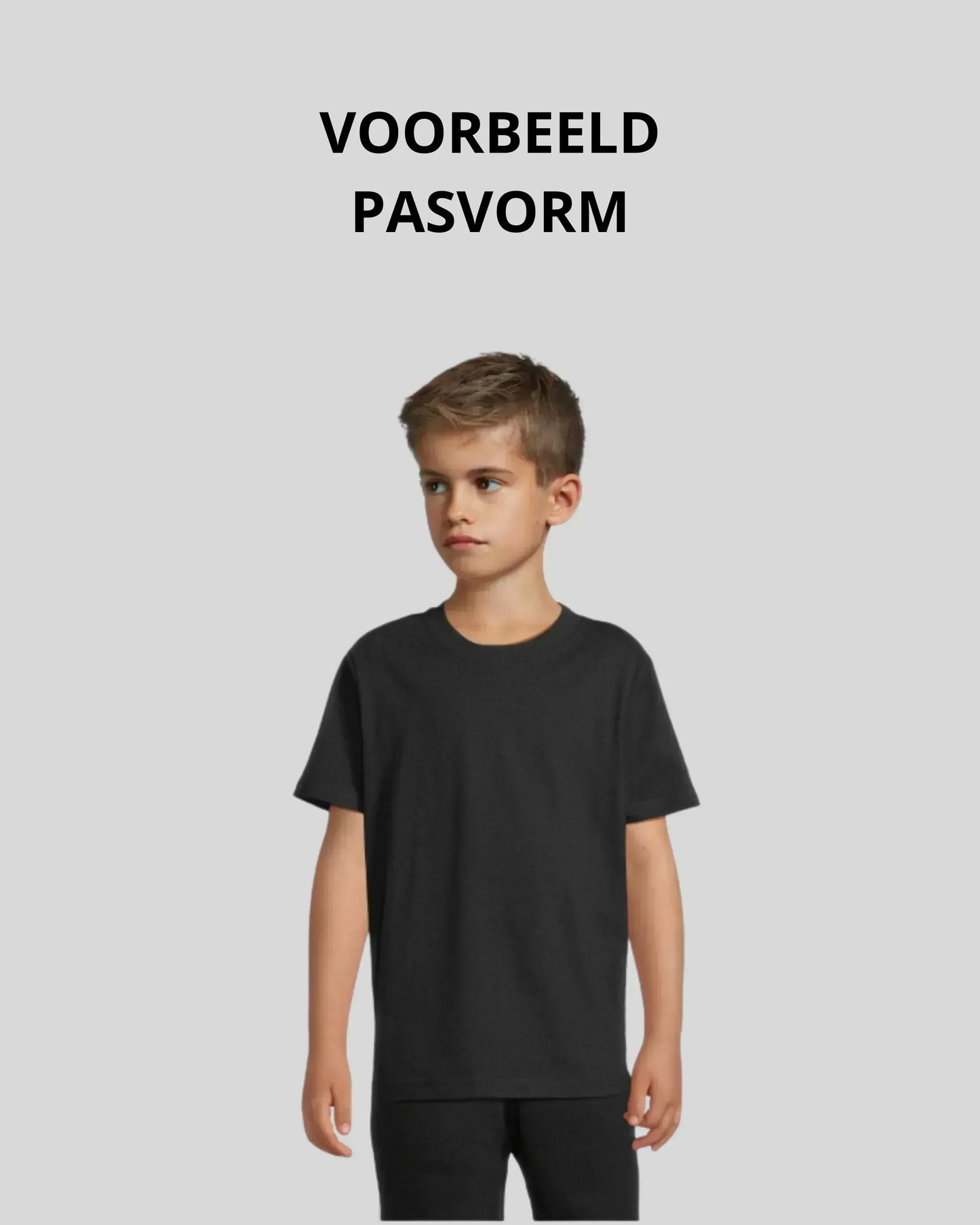 Kids Basic Tee Sample - Kleding Masters