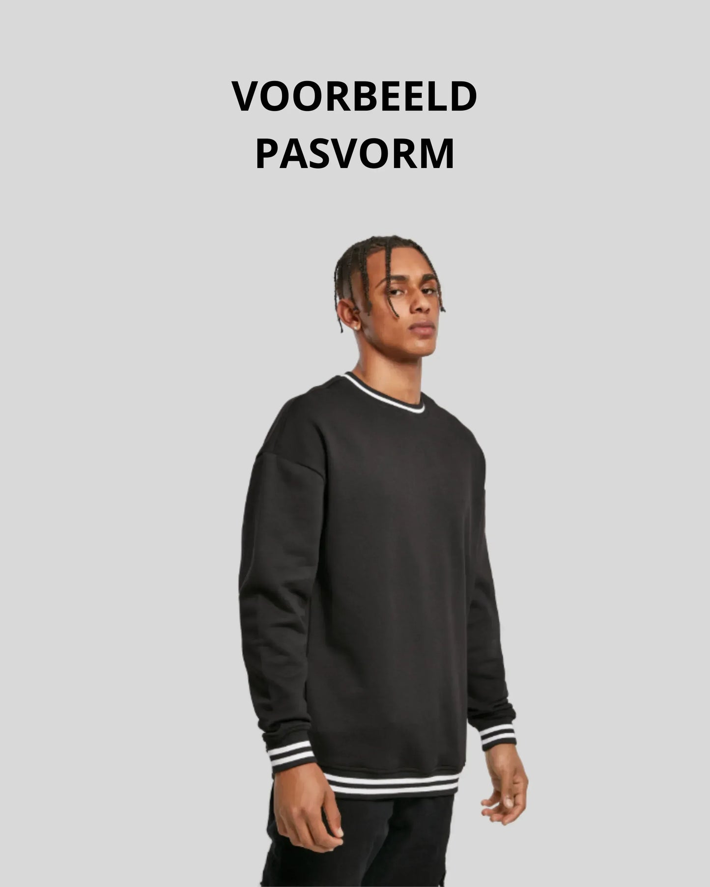 College Sweater Sample - Kleding Masters