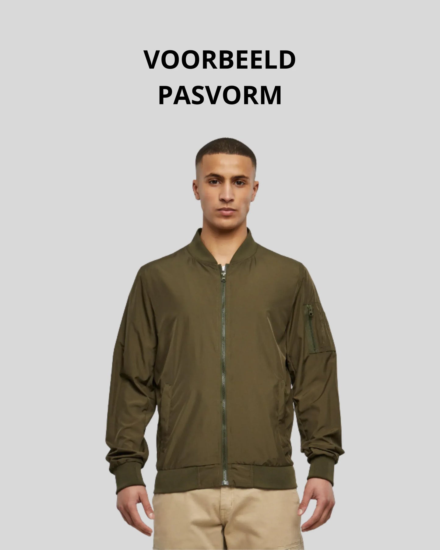 Light Bomberjacket Sample - Kleding Masters