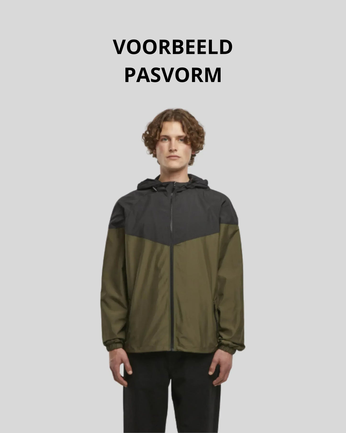 2-Tone Windbreaker Sample - Kleding Masters