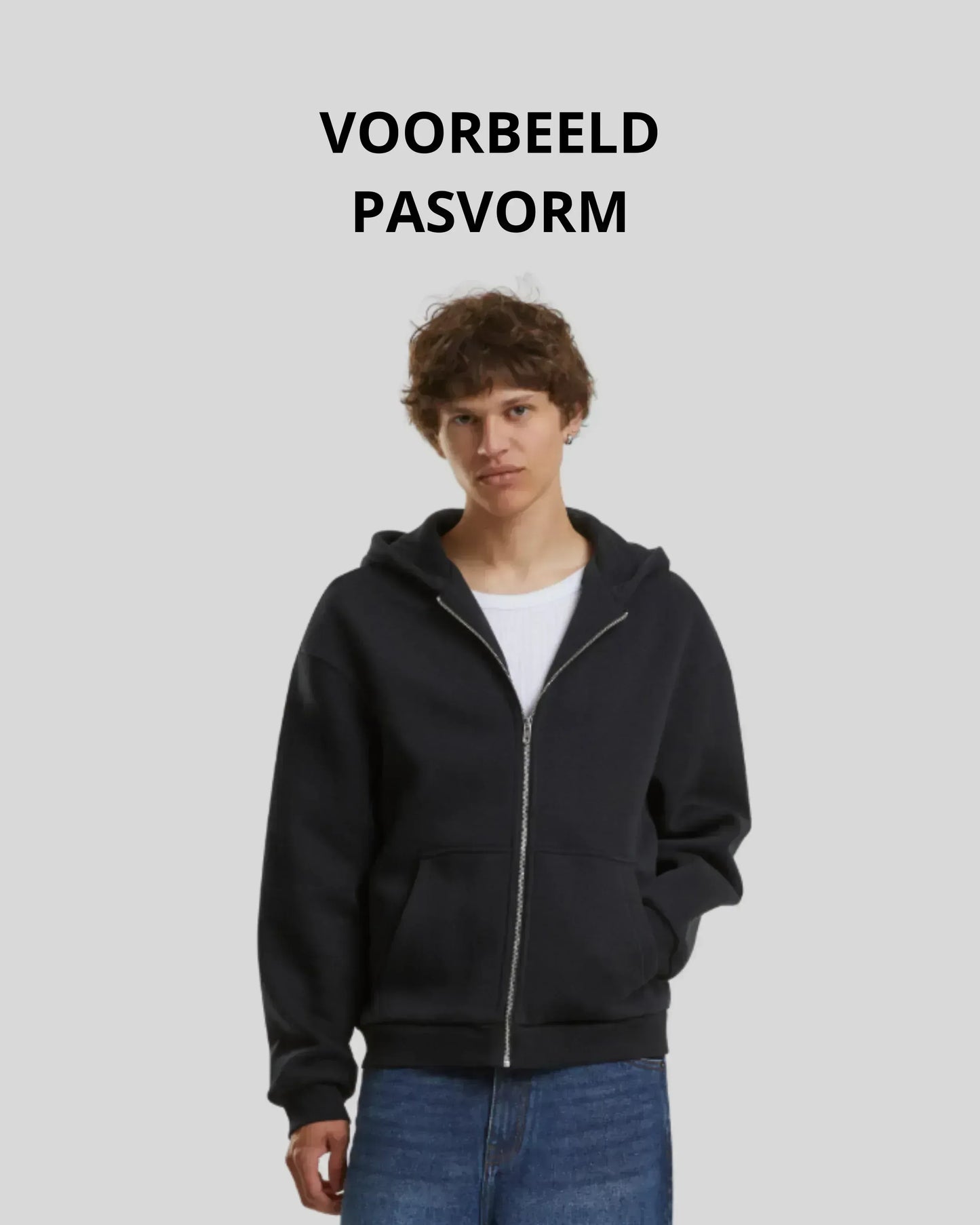 Zip Hoodie Sample - Kleding Masters