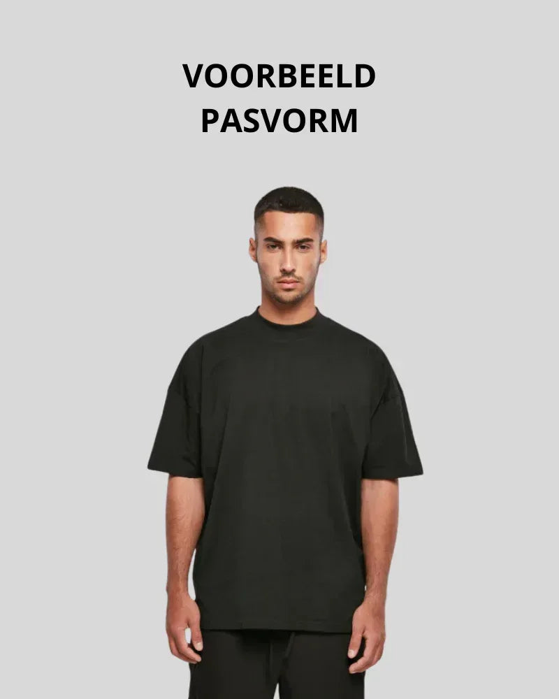 Oversized Mock Tee Sample - Kleding Masters