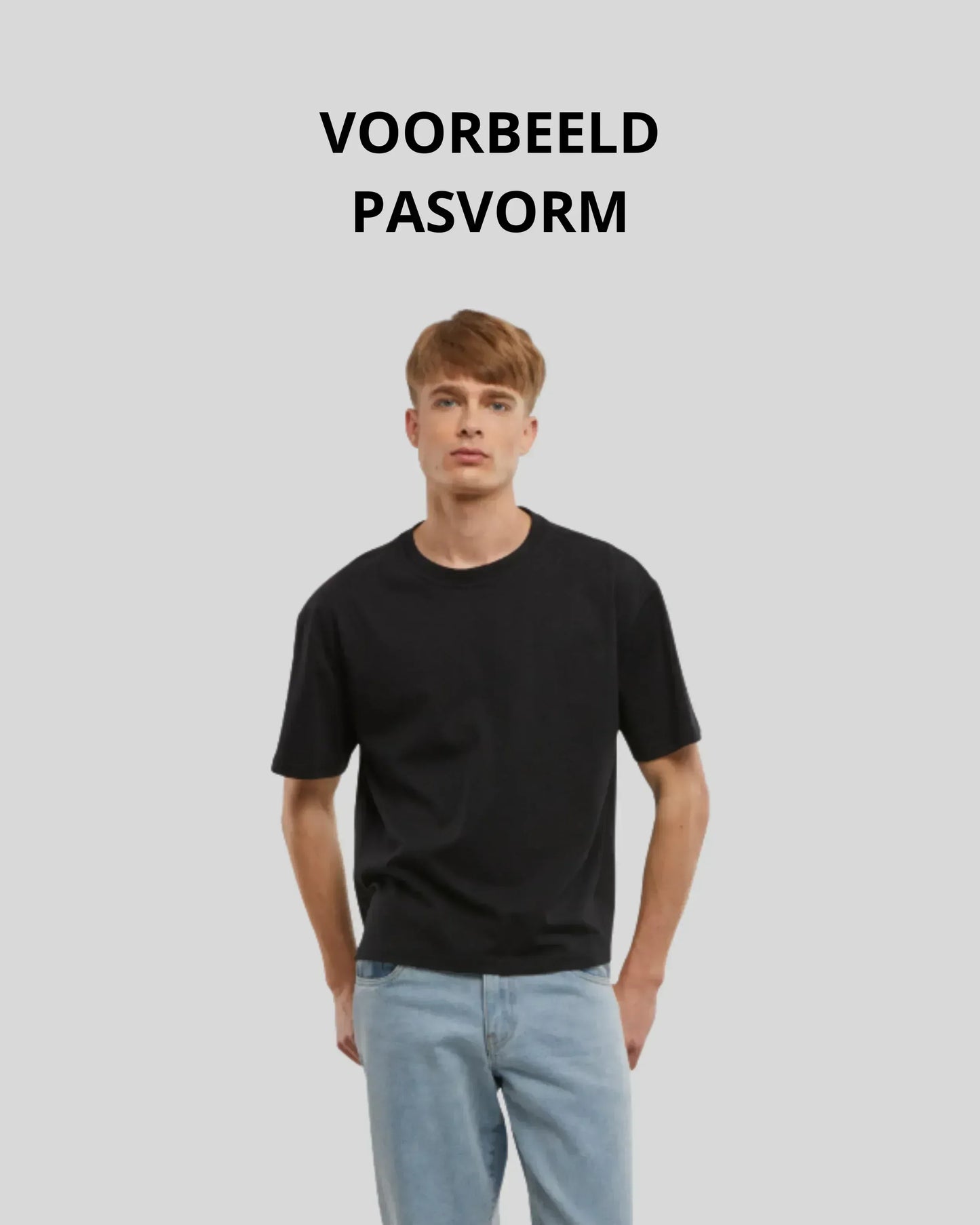 Cropped Oversized Tee Sample - Kleding Masters