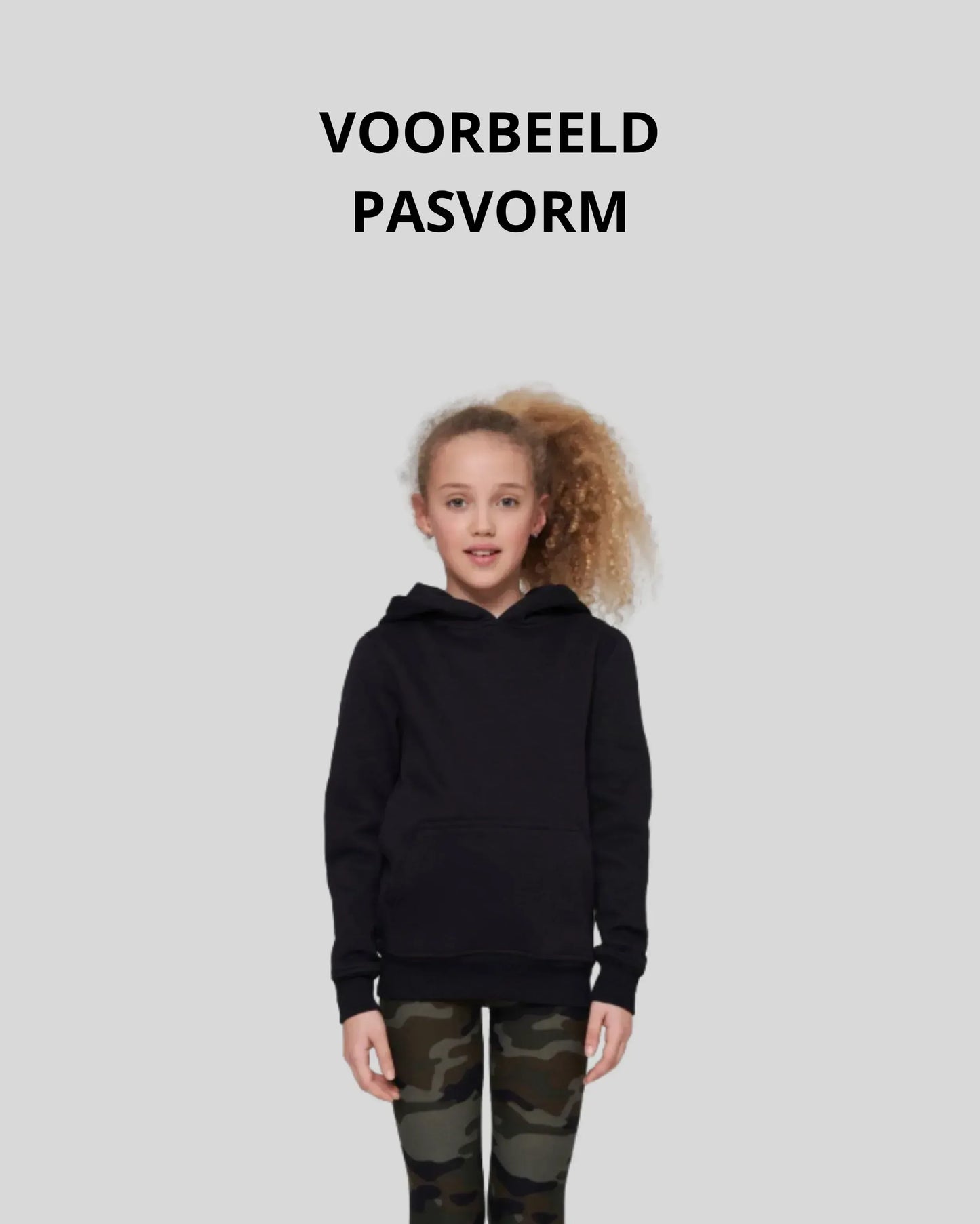 Basic Kids Hoody Sample - Kleding Masters