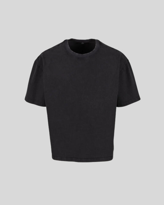 Vintage Cropped Heavy Oversize Tee - Kleding Masters