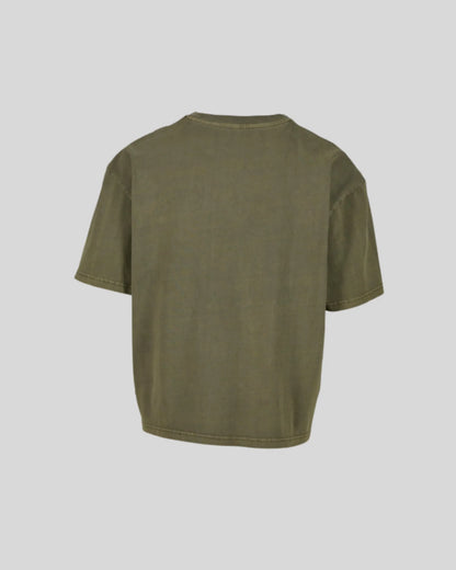 Vintage Cropped Heavy Oversize Tee - Kleding Masters