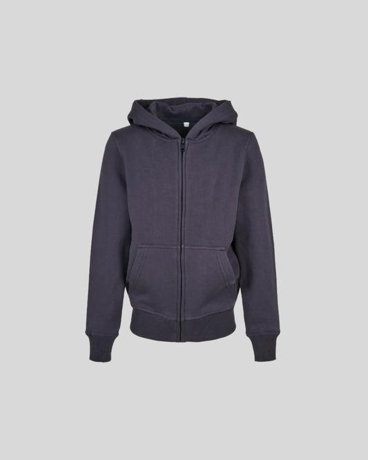Organic Basic Kids Zip Hoody Sample - Kleding Masters