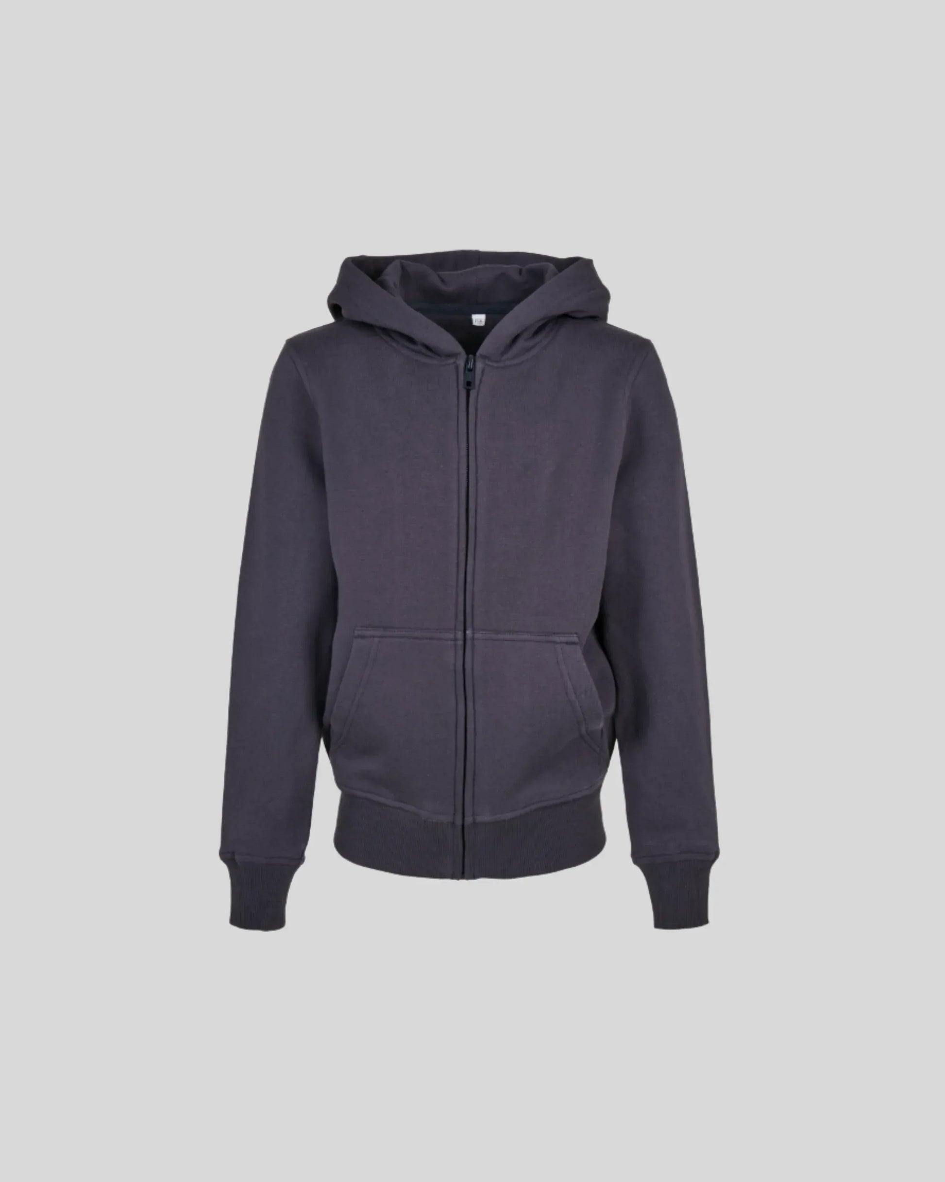 Organic Basic Kids Zip Hoodie - Kleding Masters