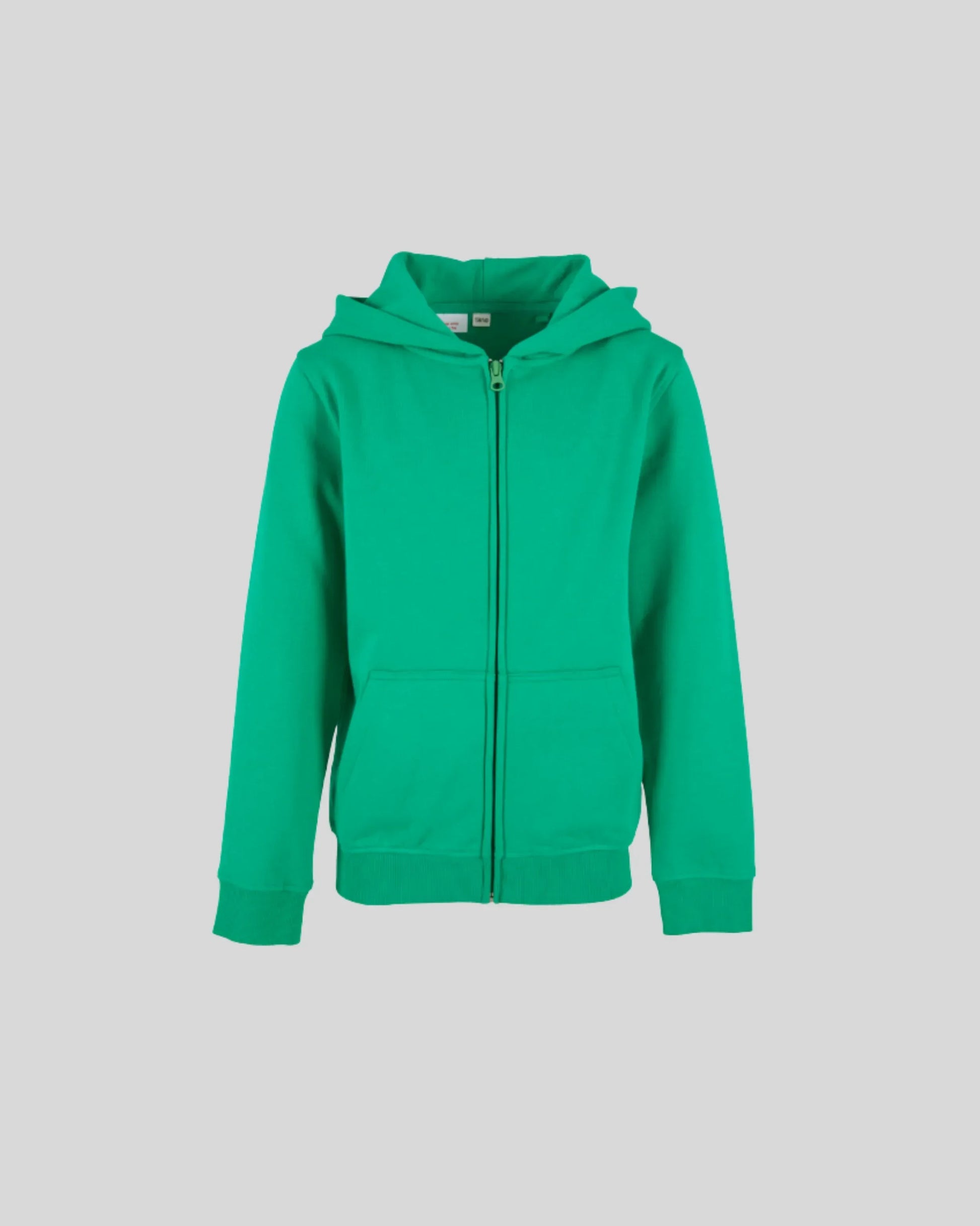 Organic Basic Kids Zip Hoodie - Kleding Masters