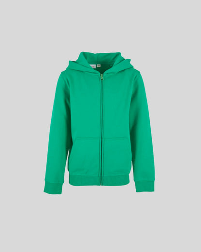 Organic Basic Kids Zip Hoodie - Kleding Masters