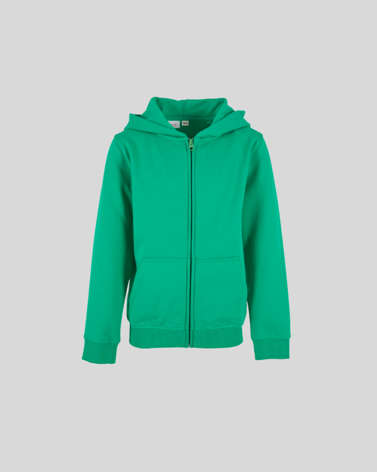 Organic Basic Kids Zip Hoody Sample