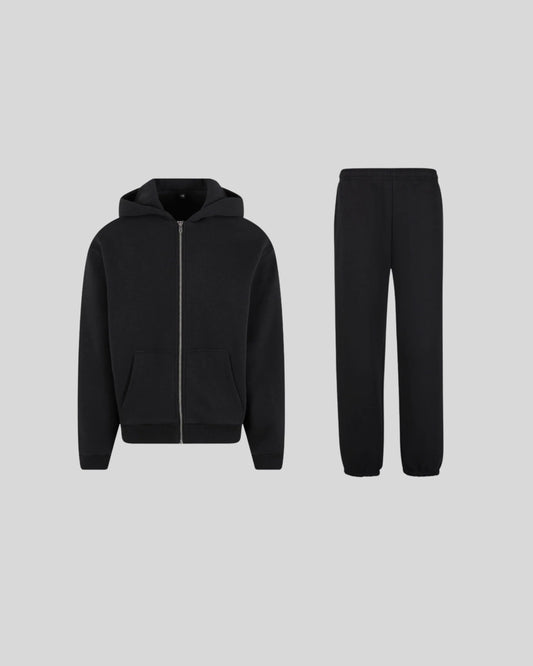 Fluffy Zip Tracksuit - Kleding Masters
