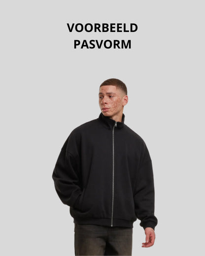 Oversized Zip Sweater - Kleding Masters