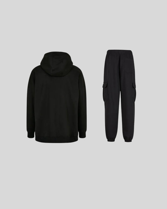 Oversized Cut On Cargo Tracksuit - Kleding Masters