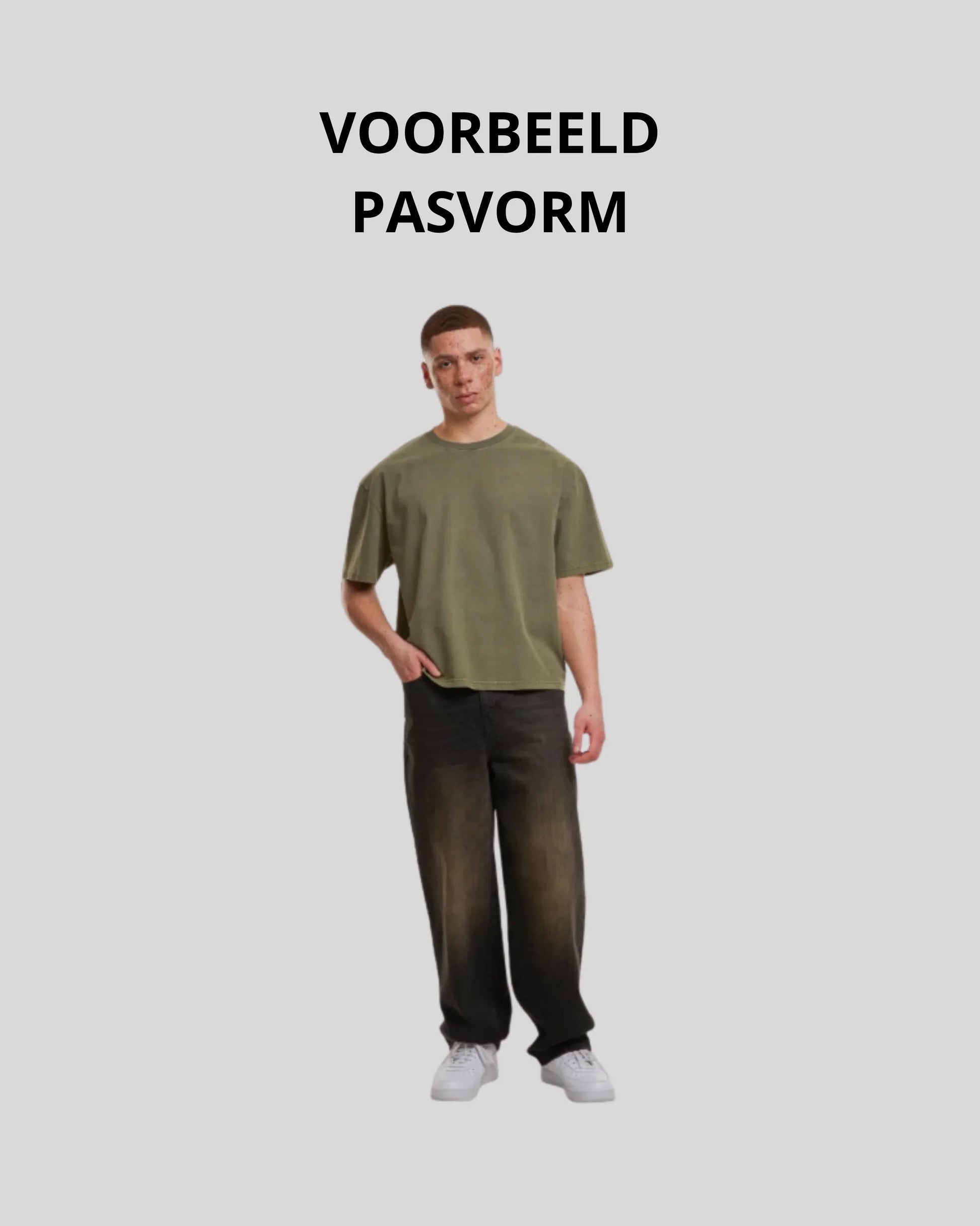Vintage Cropped Heavy Oversize Tee Sample - Kleding Masters