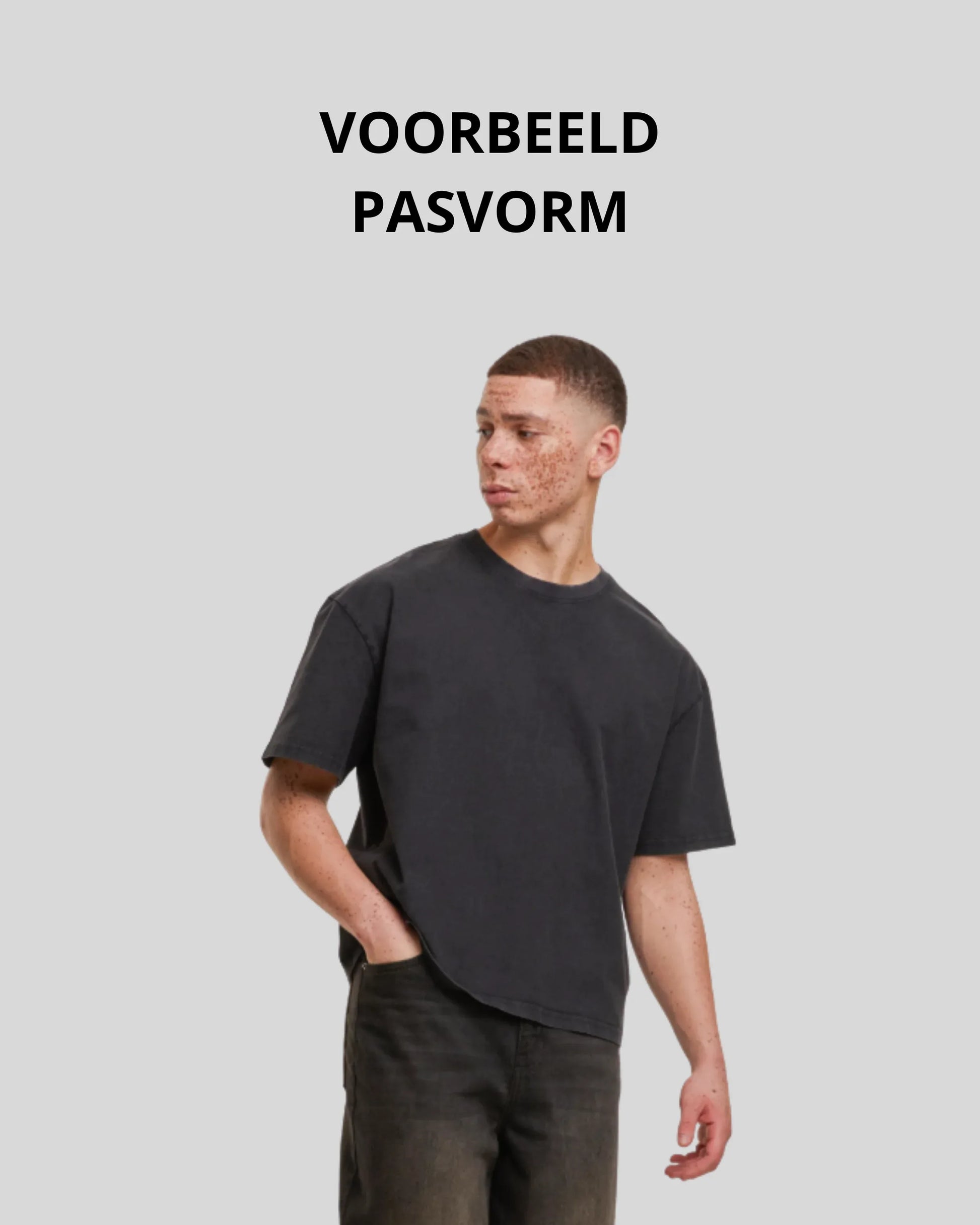 Vintage Cropped Heavy Oversize Tee Sample - Kleding Masters
