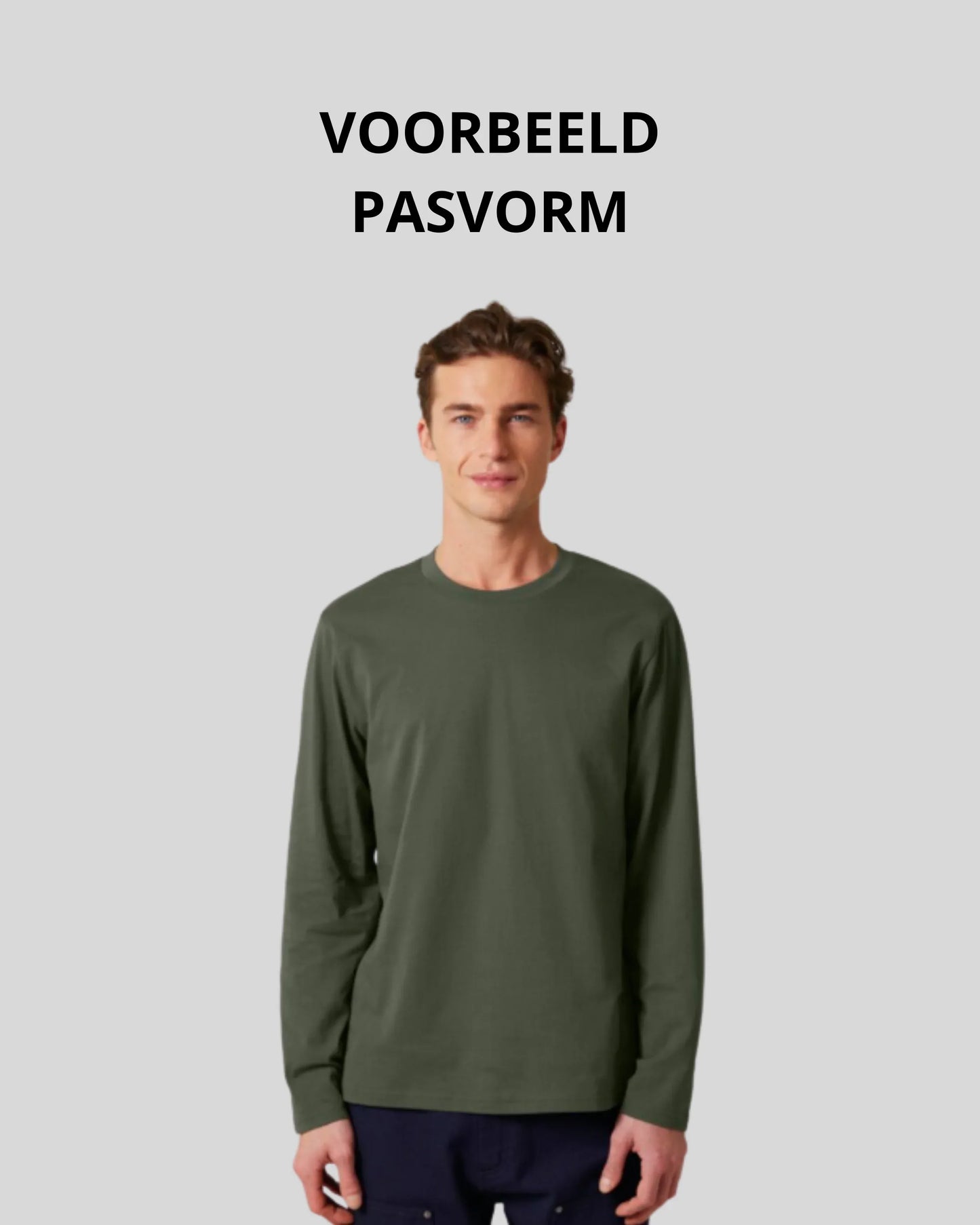 Uncuffed Longsleeve Sample - Kleding Masters