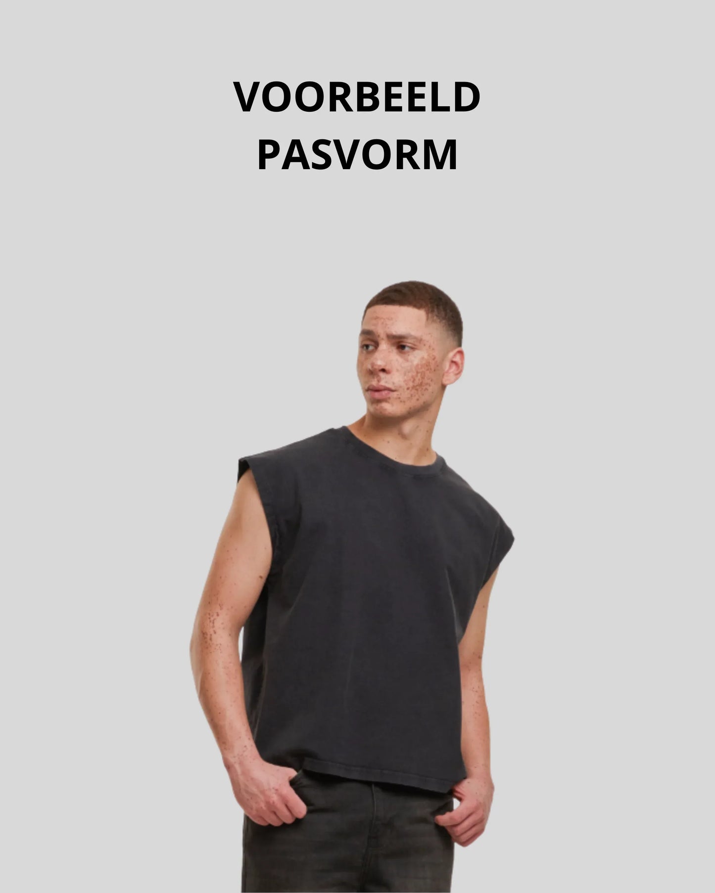 Vintage Cropped Heavy Sleeveless Tee - Kleding Masters