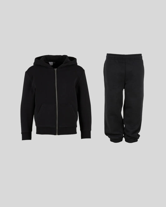 Kids Fluffy Zip Tracksuit Sample - Kleding Masters