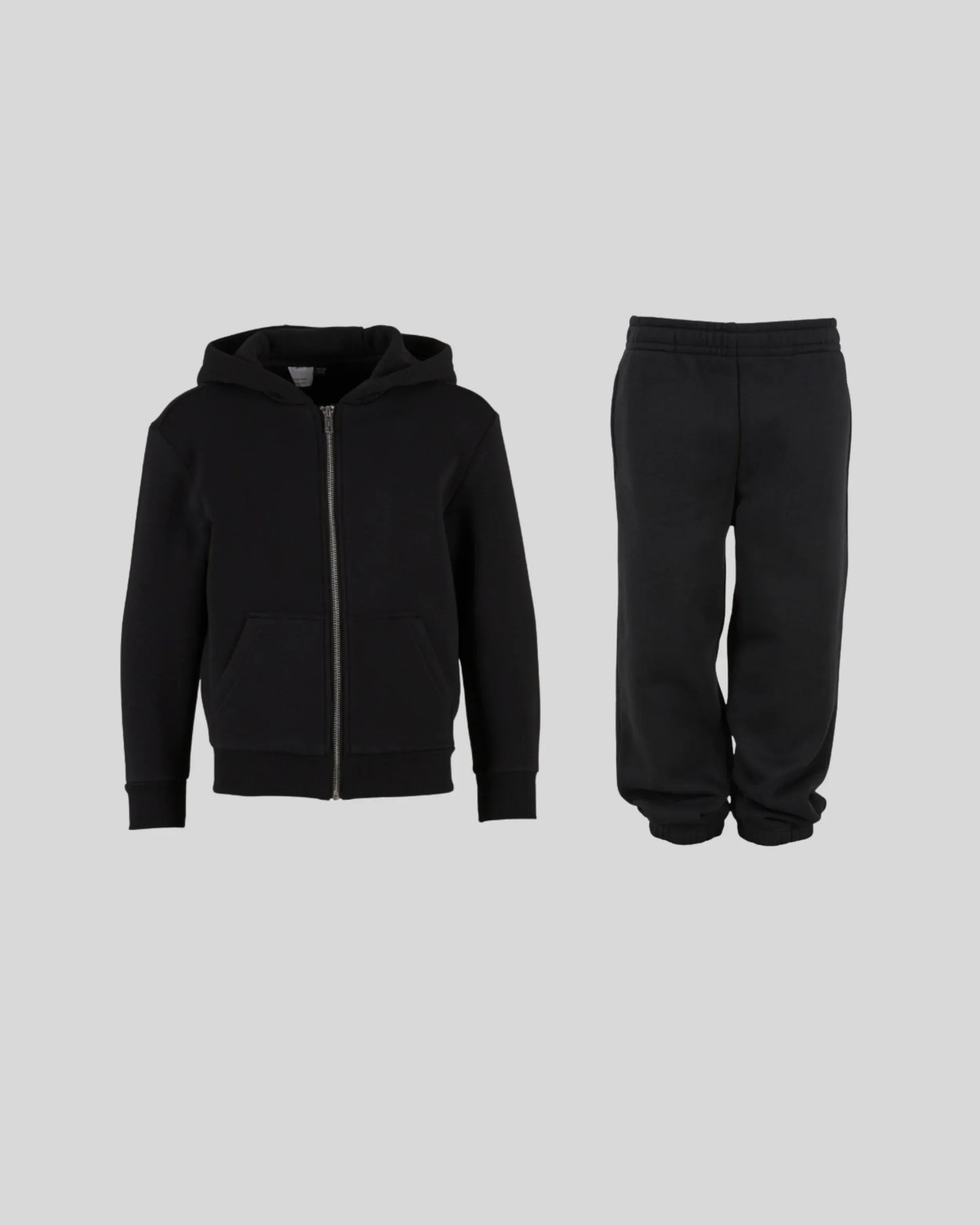 Kids Fluffy Zip Tracksuit - Kleding Masters