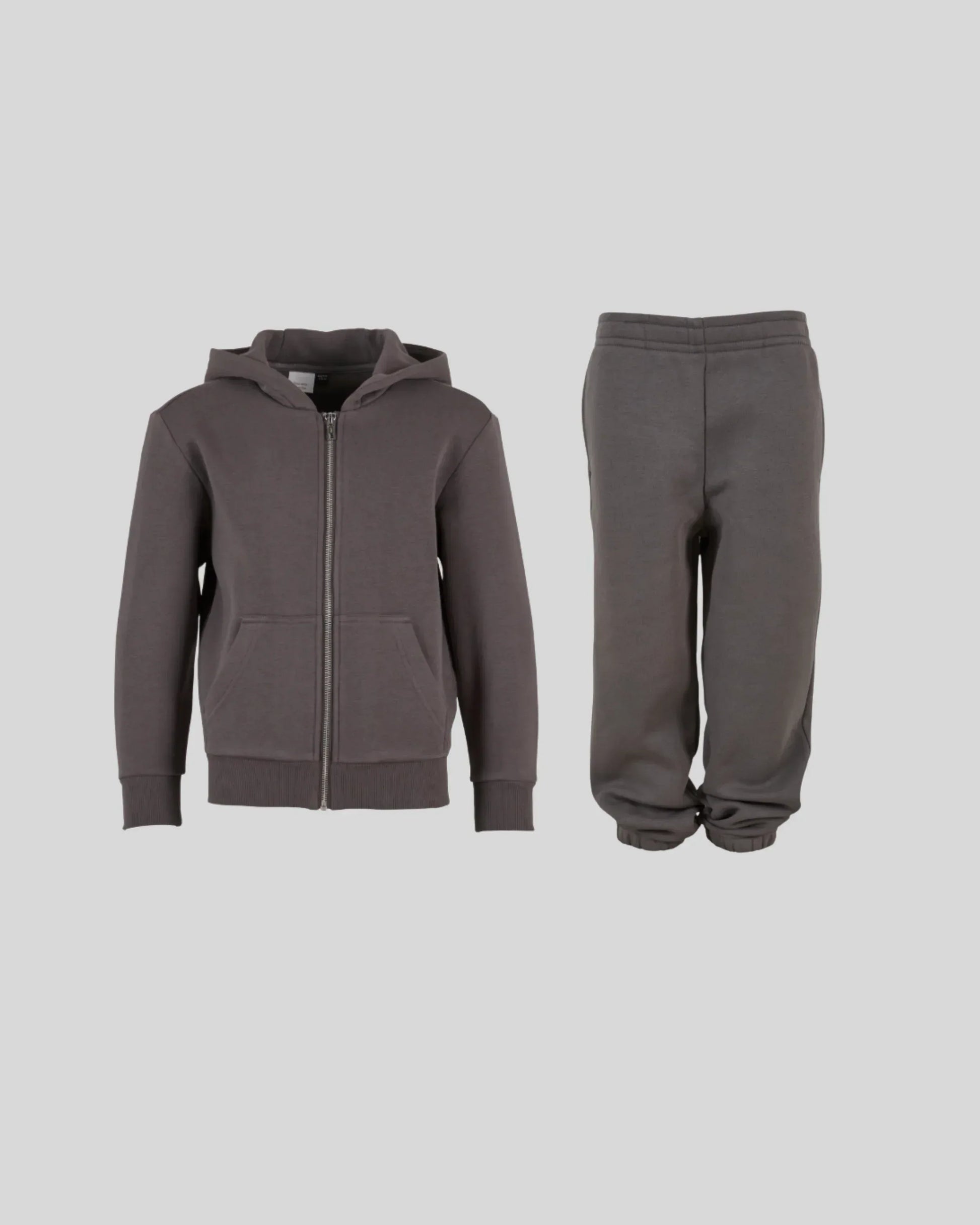 Kids Fluffy Zip Tracksuit - Kleding Masters