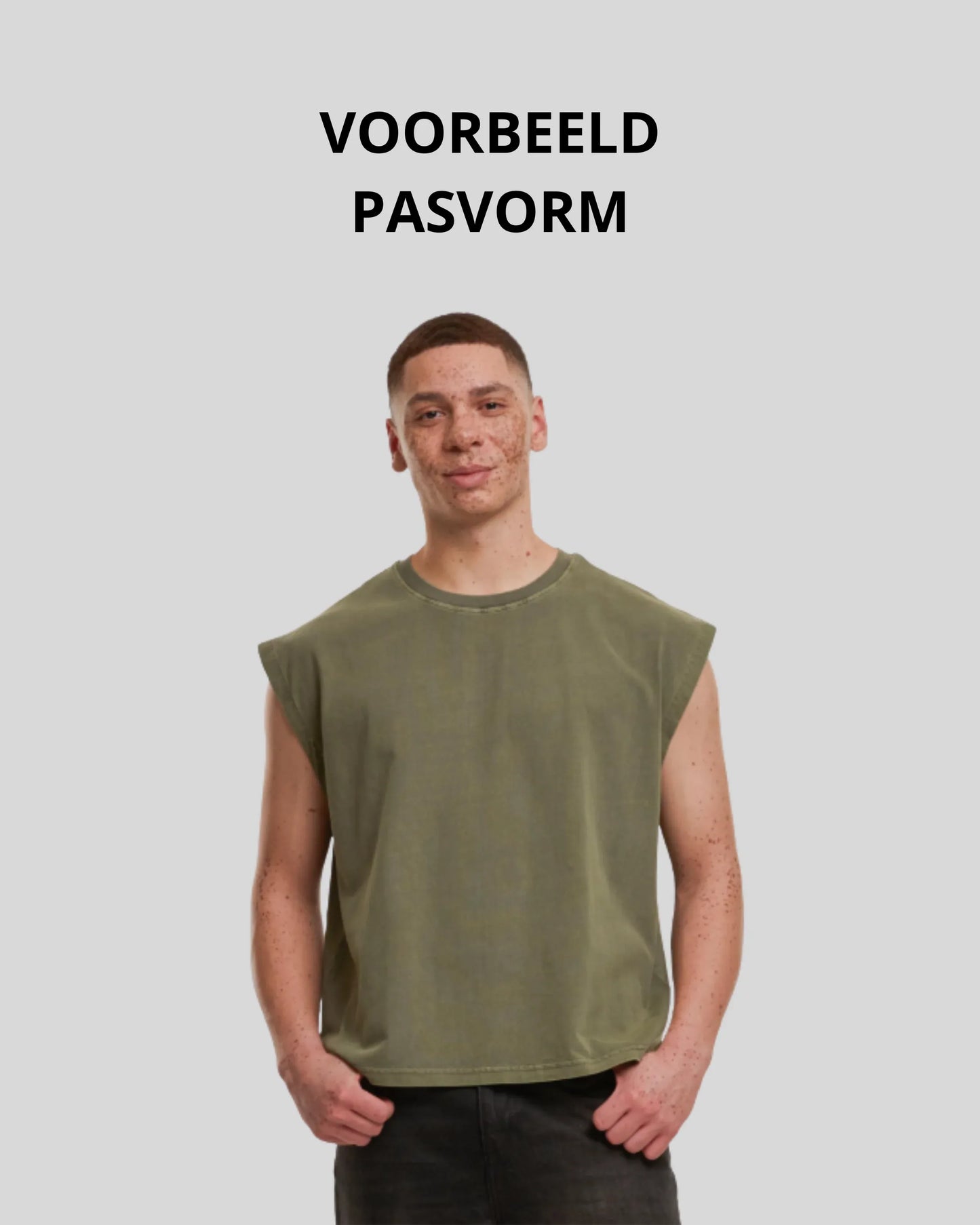 Vintage Cropped Heavy Sleeveless Tee - Kleding Masters