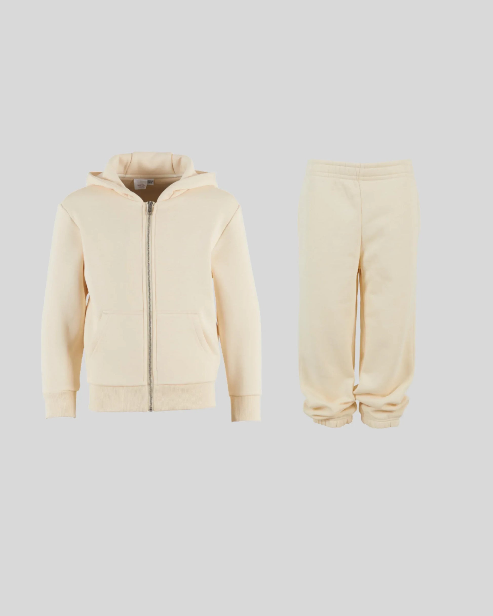 Kids Fluffy Zip Tracksuit - Kleding Masters