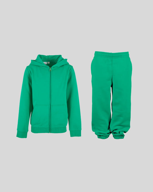 Kids Organic Zip Tracksuit Sample - Kleding Masters
