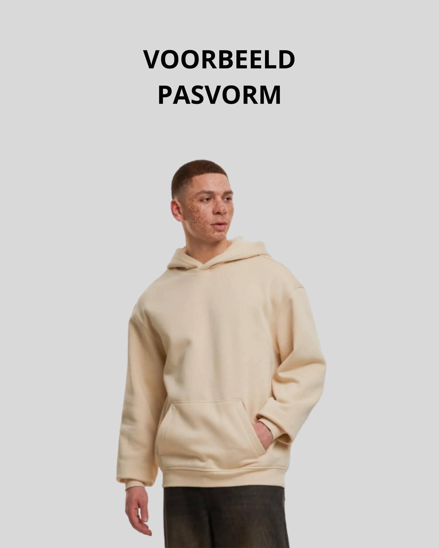 Loose Fit Hoodie Sample - Kleding Masters