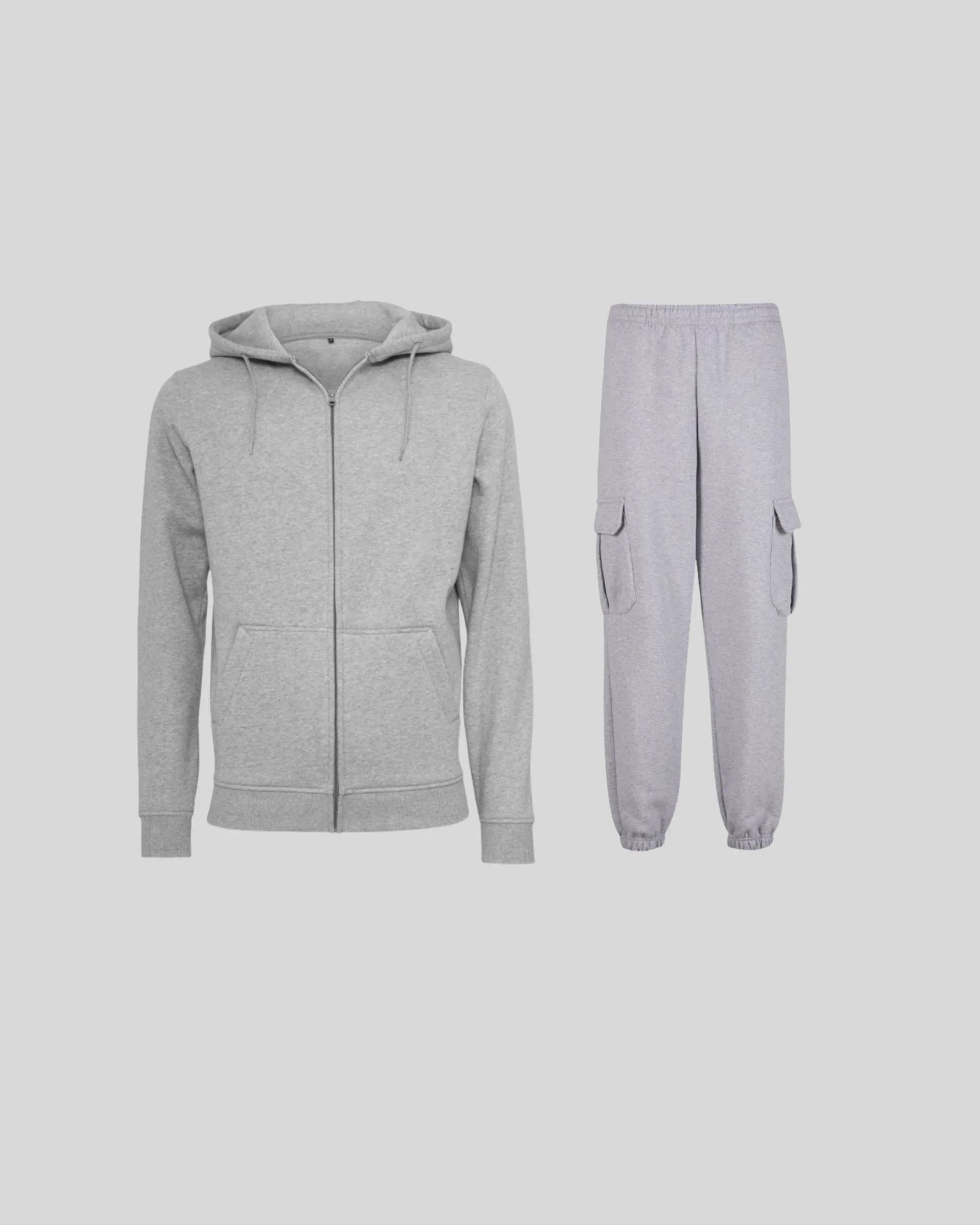 Regular Heavy Zip Cargo Tracksuit Sample - Kleding Masters