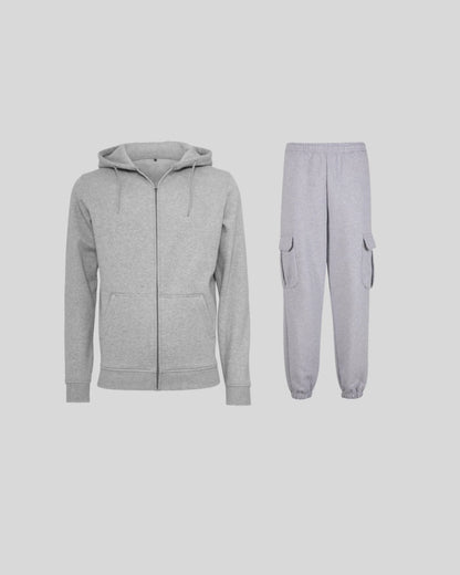 Regular Heavy Zip Cargo Tracksuit - Kleding Masters