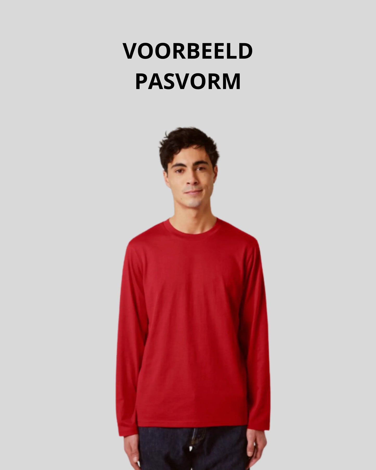 Uncuffed Longsleeve Sample - Kleding Masters