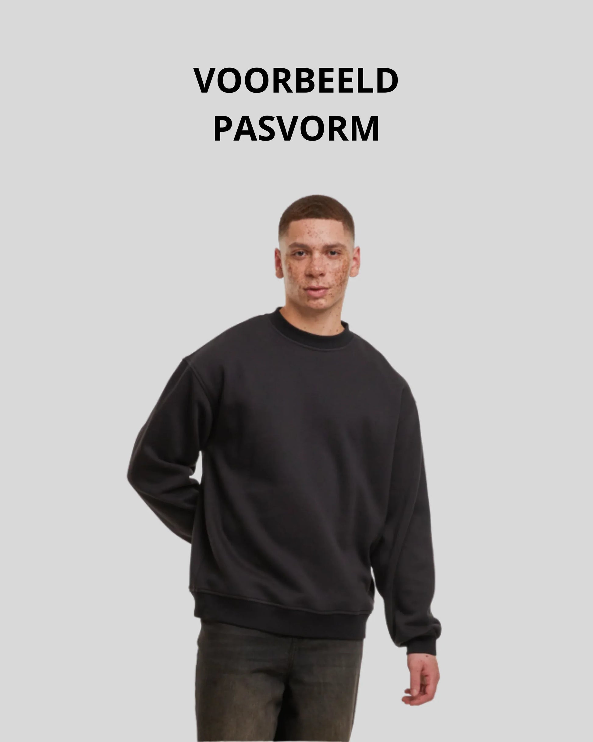 Loose FIt Sweatshirt Sample - Kleding Masters