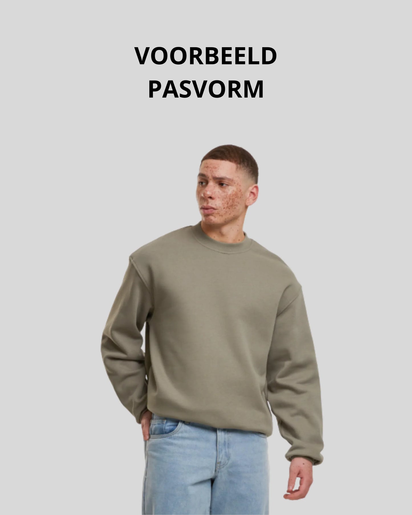 Loose FIt Sweatshirt Sample - Kleding Masters