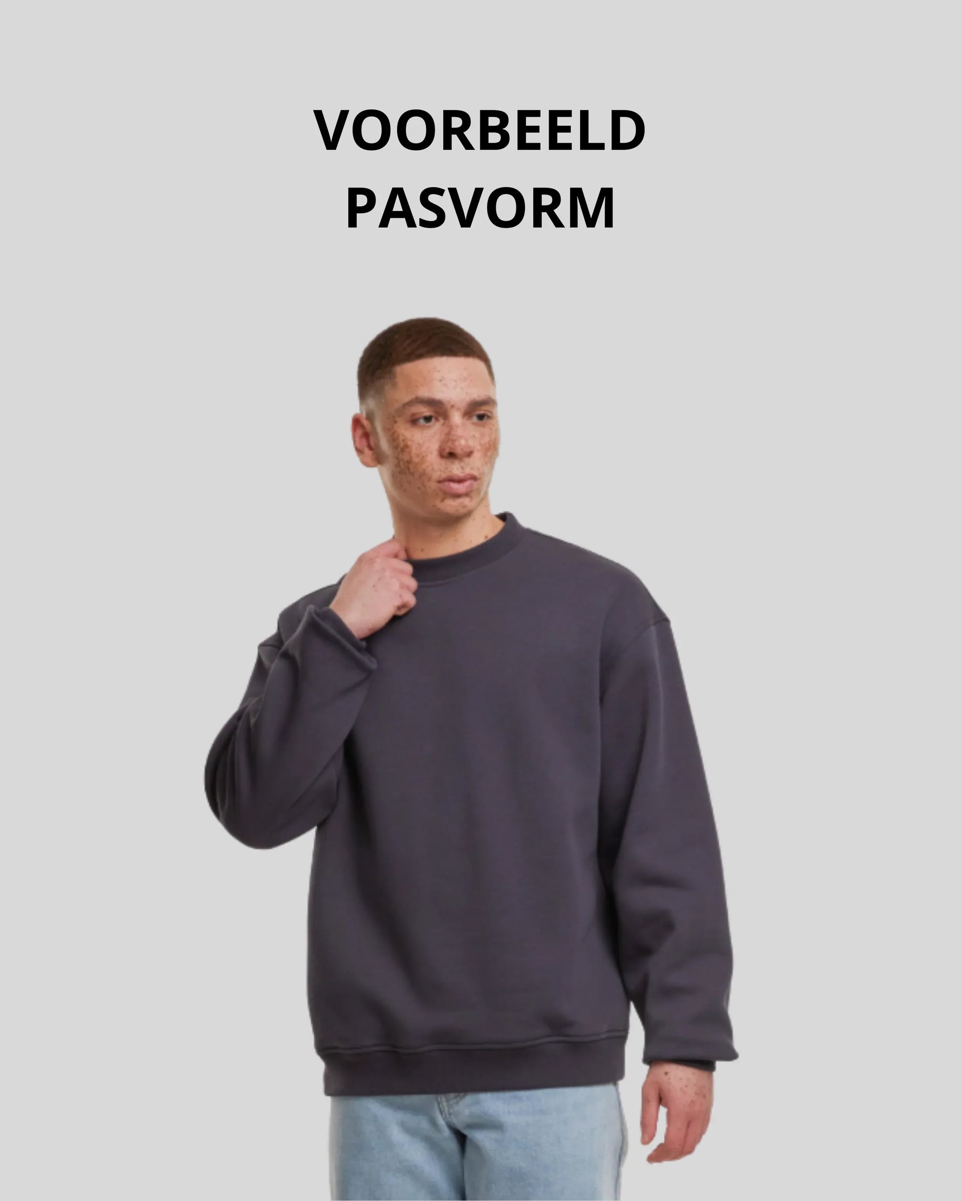 Loose FIt Sweatshirt Sample - Kleding Masters