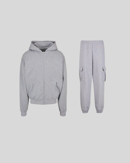 Ultra Heavy Zip Cargo Tracksuit Sample - Kleding Masters