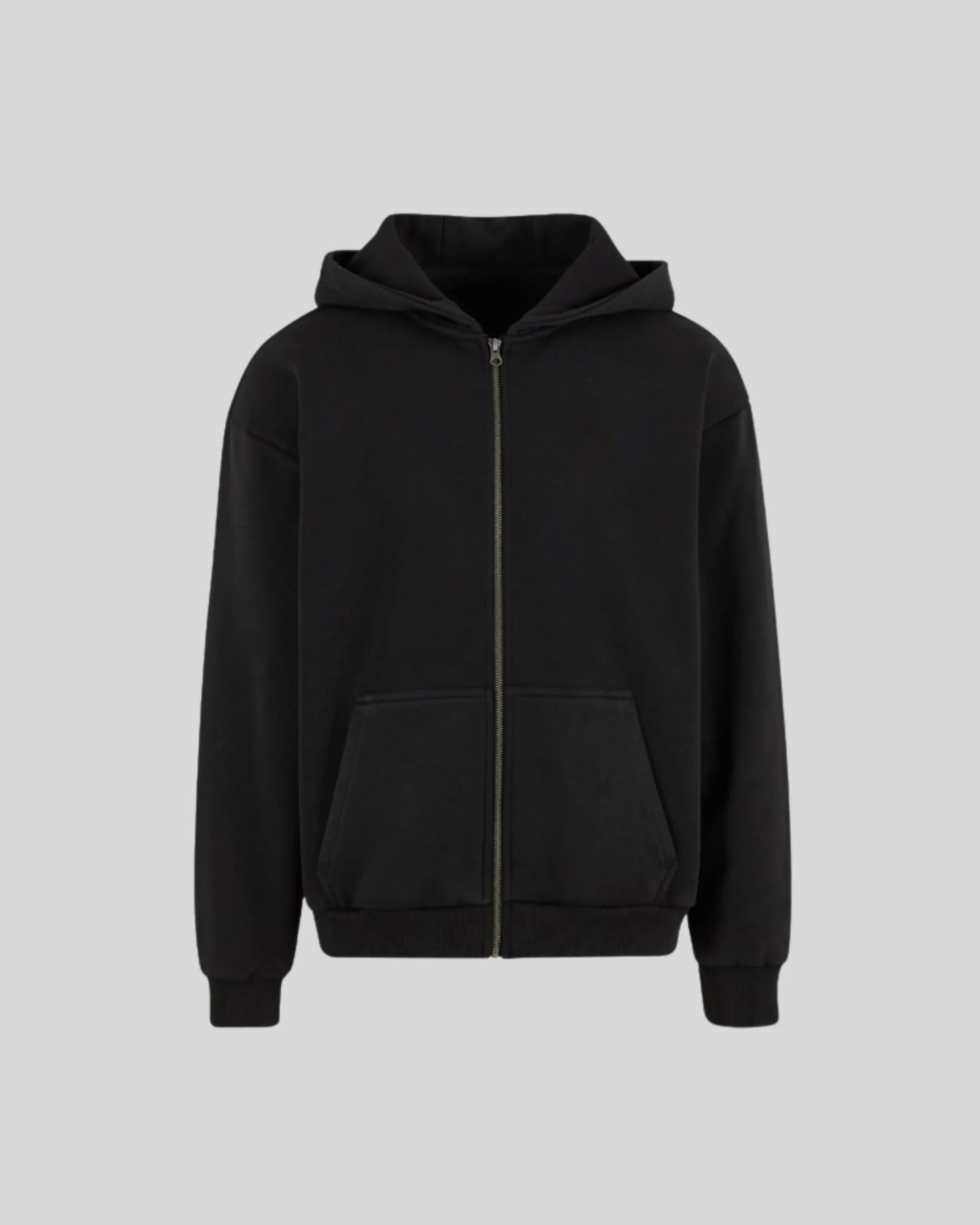 Washed Zip Hoodie - Kleding Masters