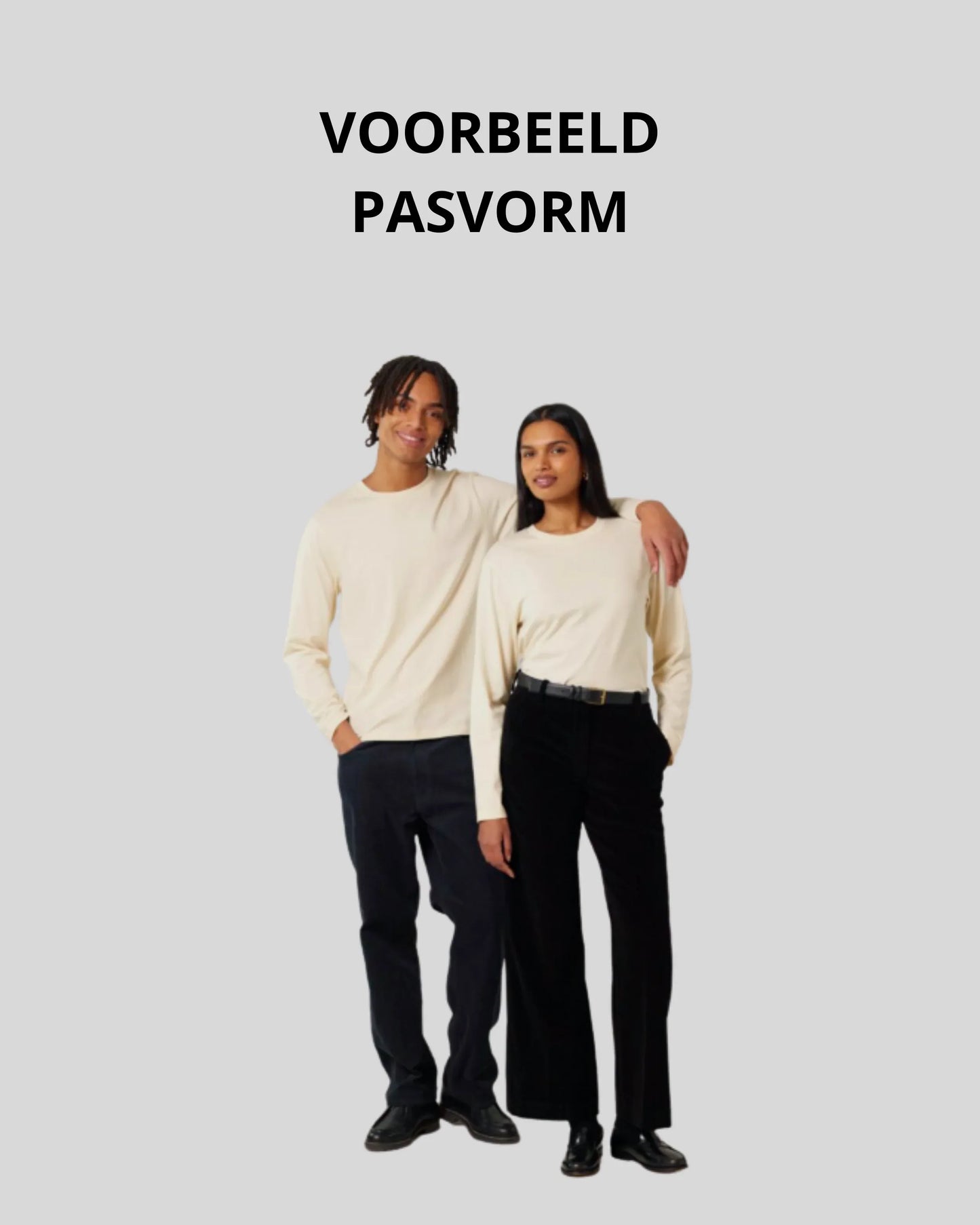 Uncuffed Longsleeve Sample - Kleding Masters