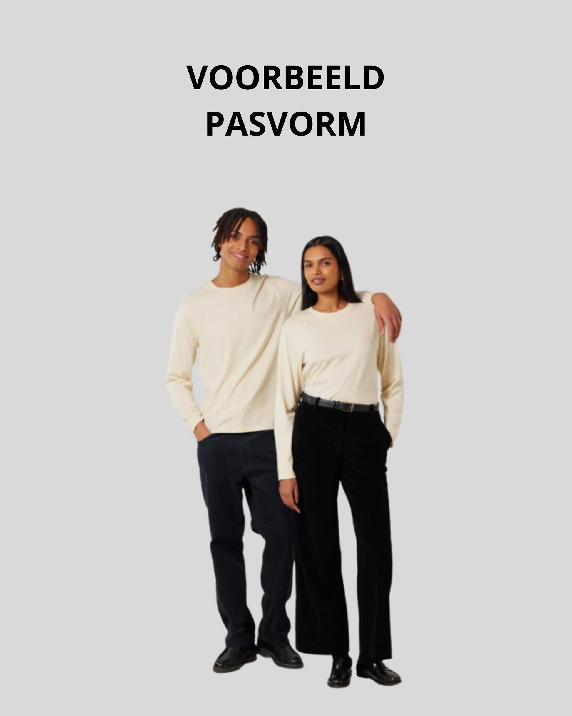 Uncuffed Longsleeve Sample - Kleding Masters
