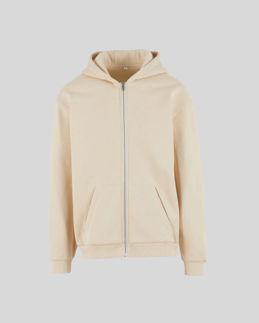 Loose Fit Zip Hoodie Sample - Kleding Masters