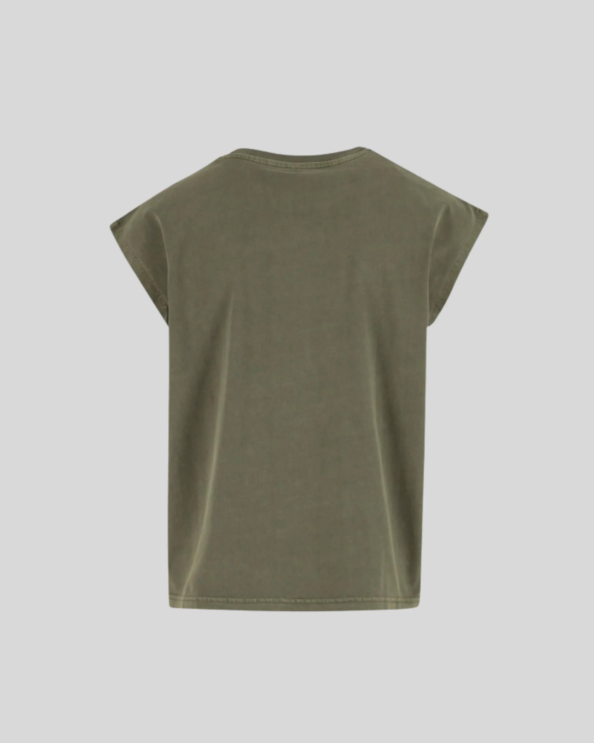 Vintage Cropped Heavy Sleeveless Tee Sample - Kleding Masters