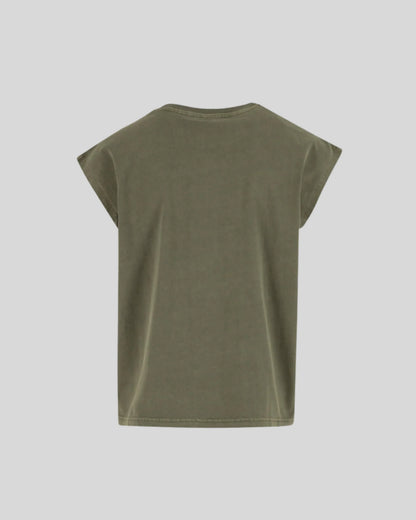 Vintage Cropped Heavy Sleeveless Tee Sample - Kleding Masters