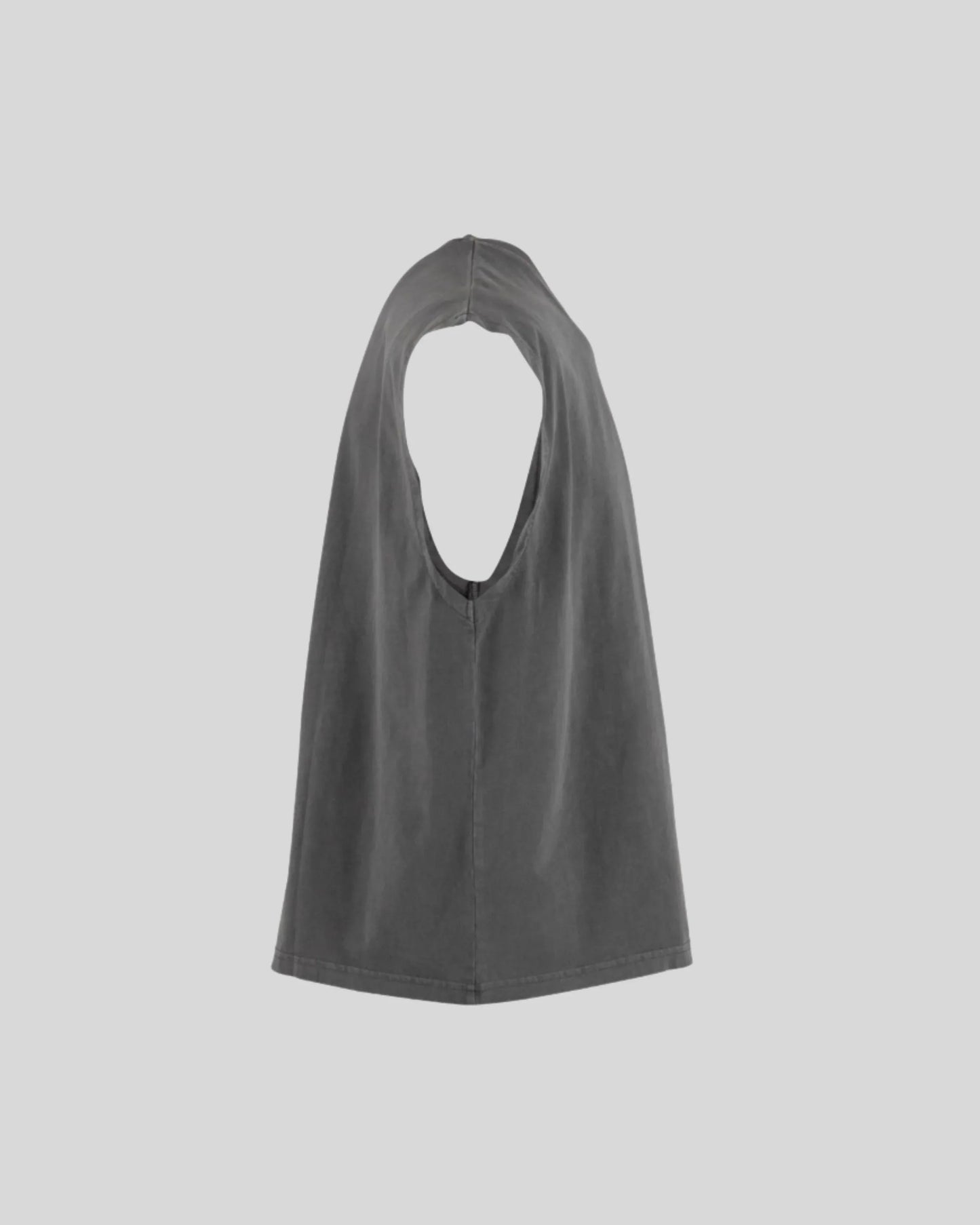 Vintage Cropped Heavy Sleeveless Tee Sample - Kleding Masters