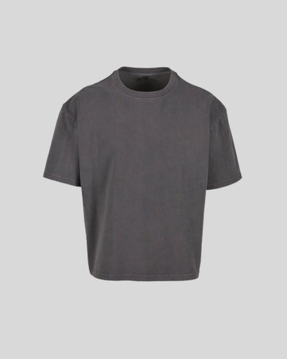 Vintage Cropped Heavy Oversize Tee - Kleding Masters