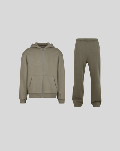Fluffy Zip Tracksuit Sample