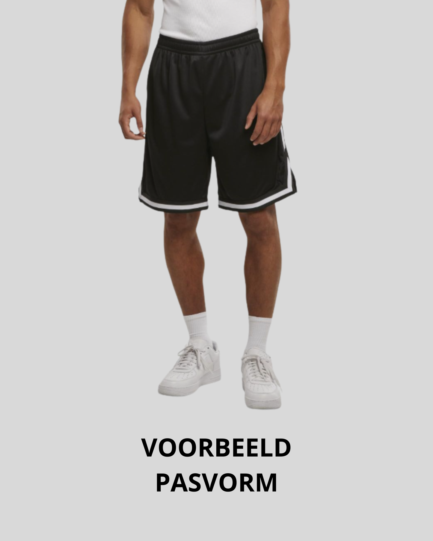Two Tone Mesh Shorts Sample 